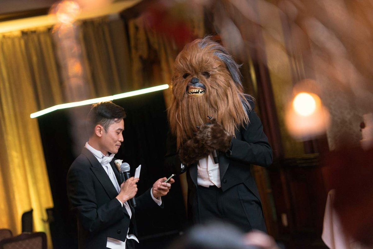 Star wars theme wedding at The Mansion at Oyster Bay