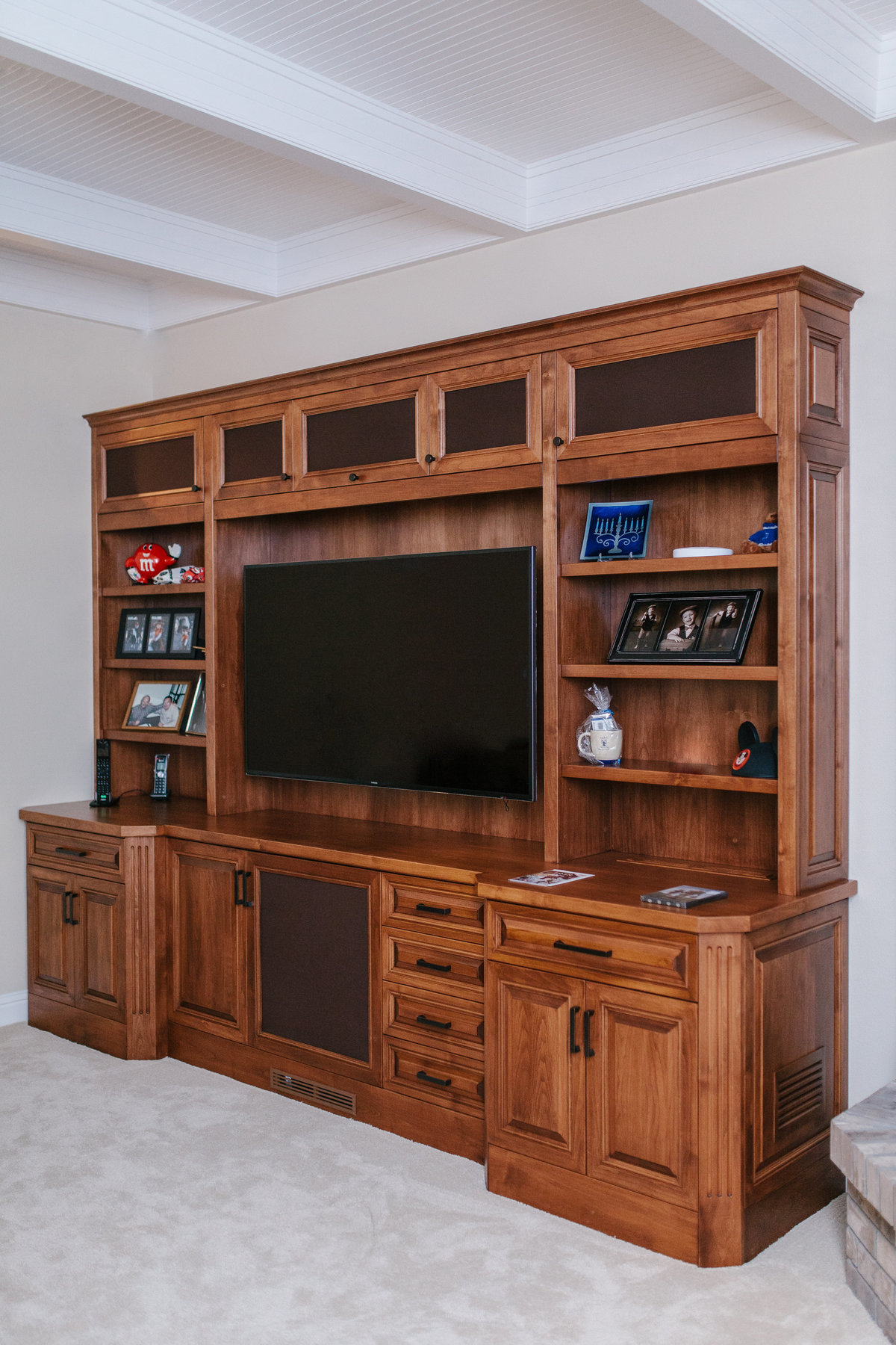 Custom TV Cabinet - Cowan's Cabinet Co.