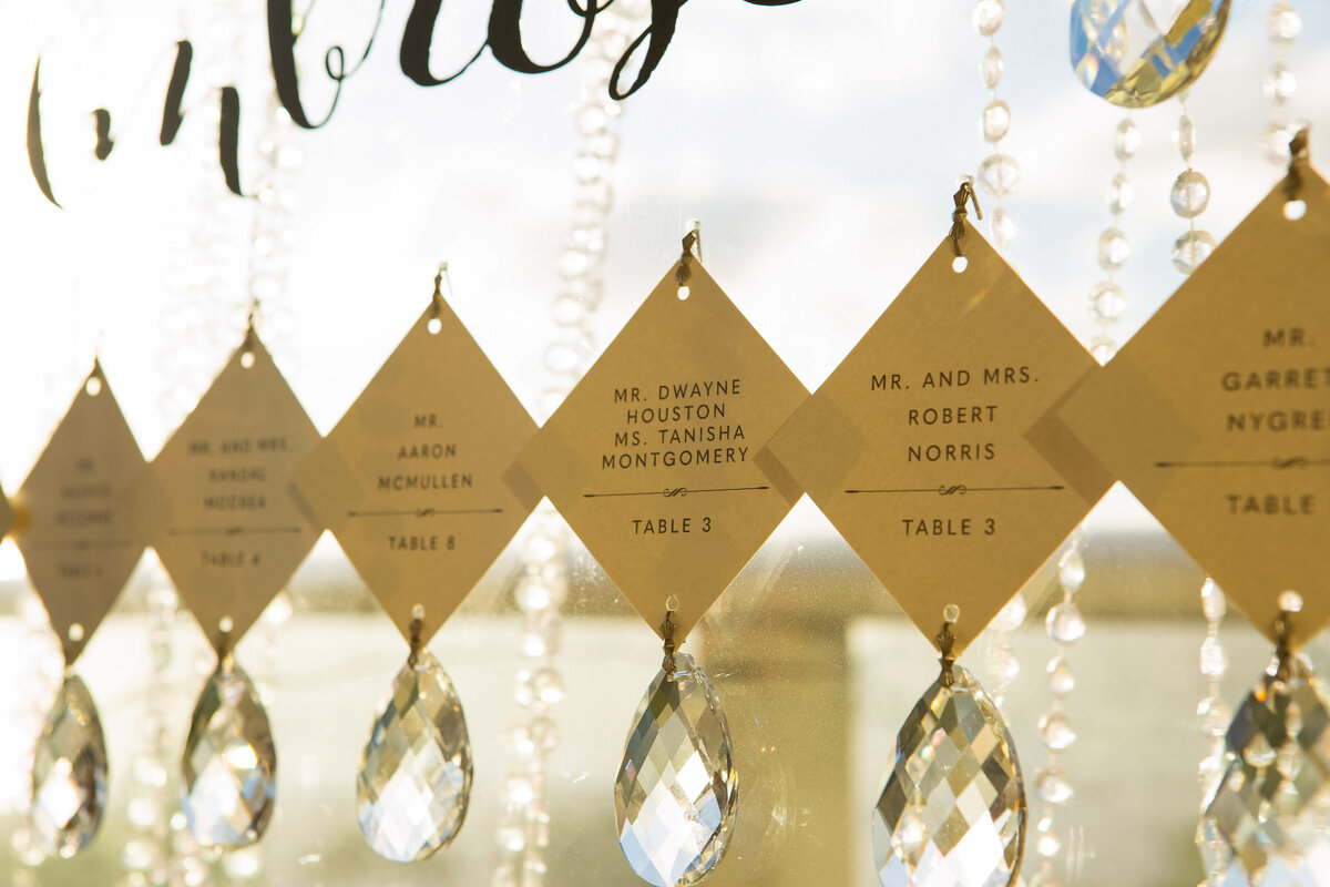 Crystal Escort Cards 2