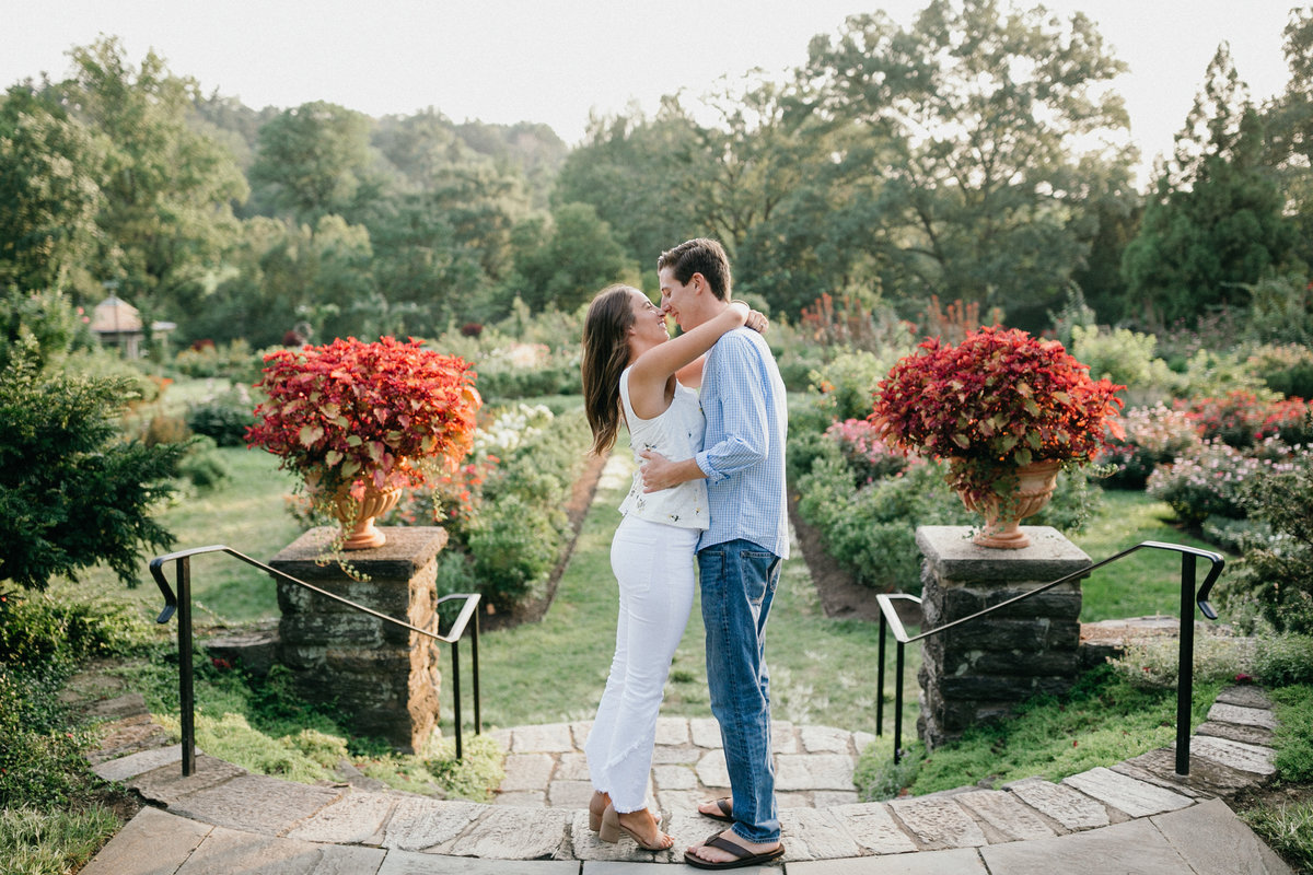 Bartram's Garden spring engagement session, photographed by Philadelphia's local photographers, Sweetwater.