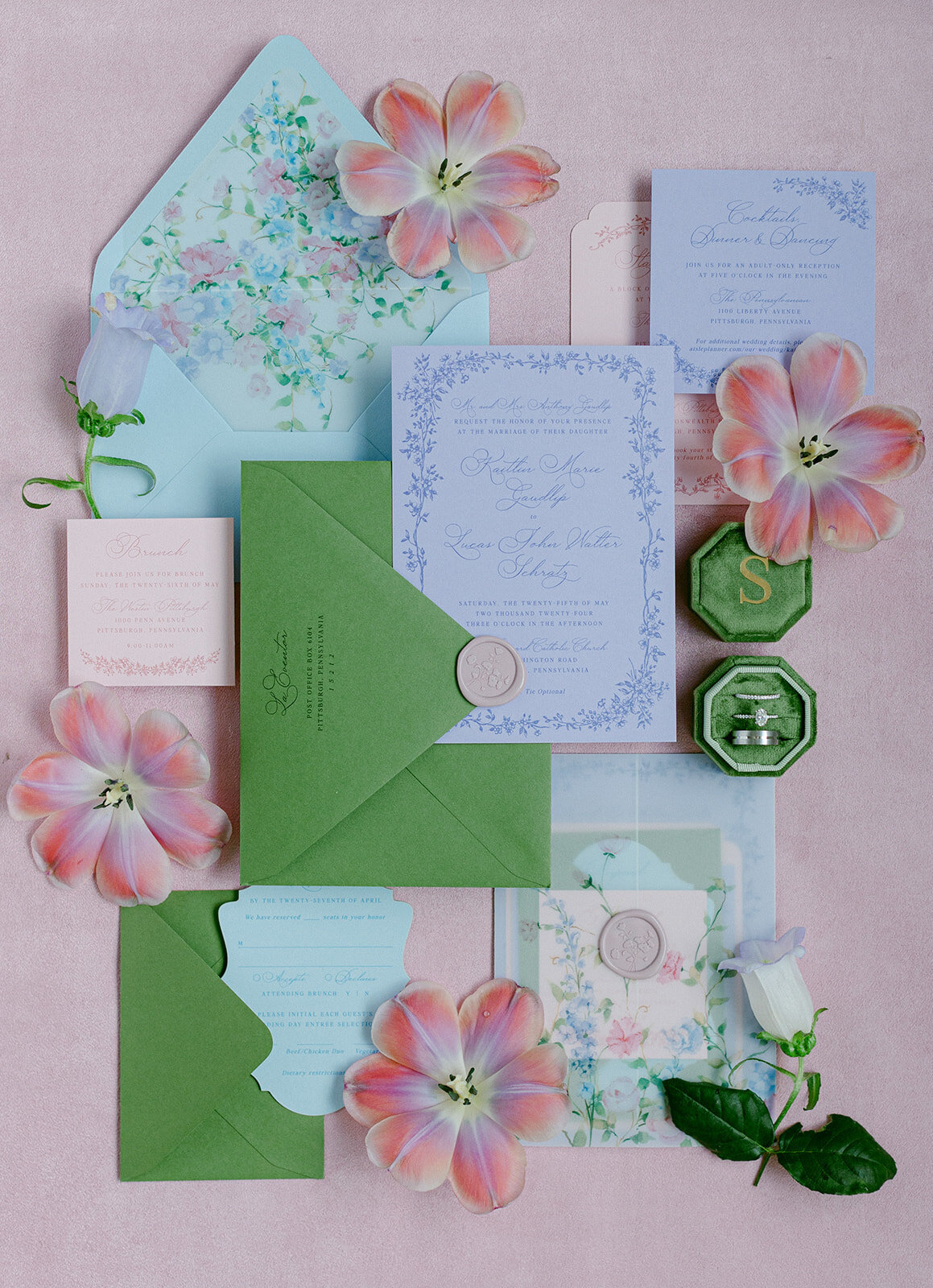 Romantic wedding reception at The Pennsylvanian, iconic Pittsburgh wedding venue