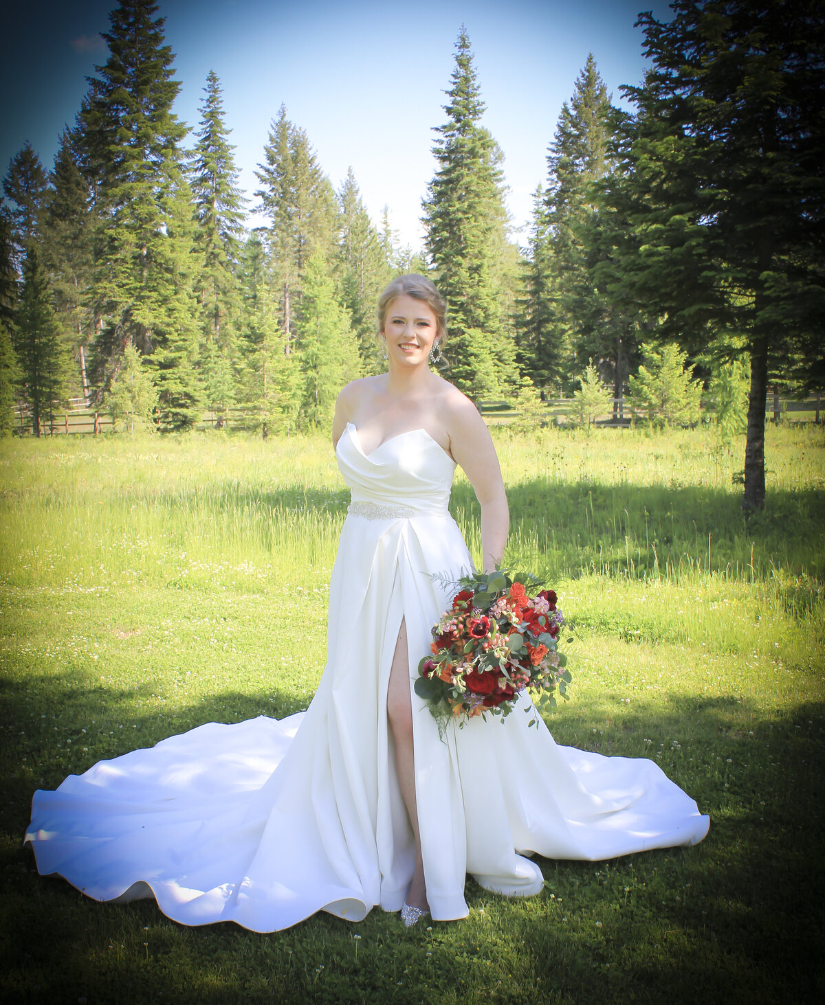Bride in Meadow