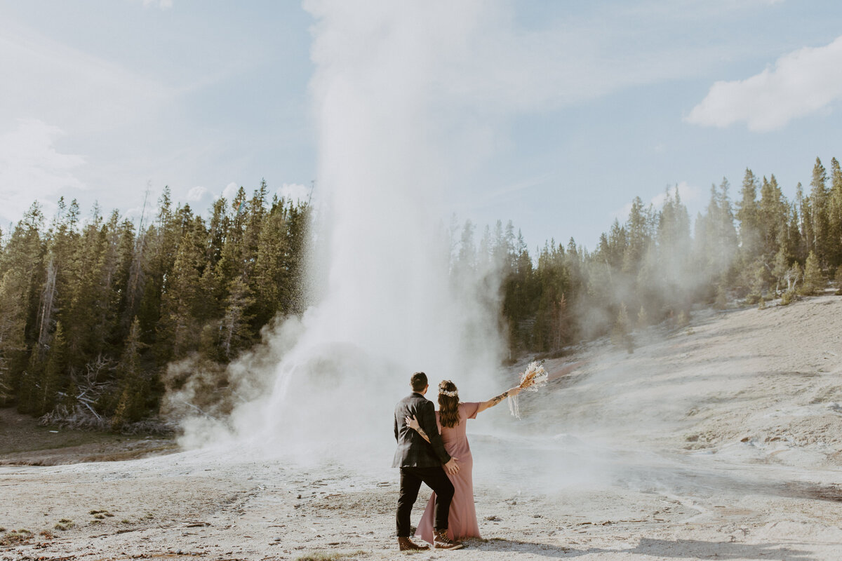 Yellowstone Geyser Wedding