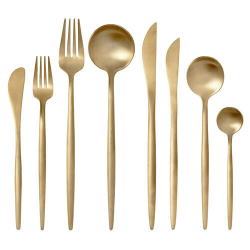 gold cutlery