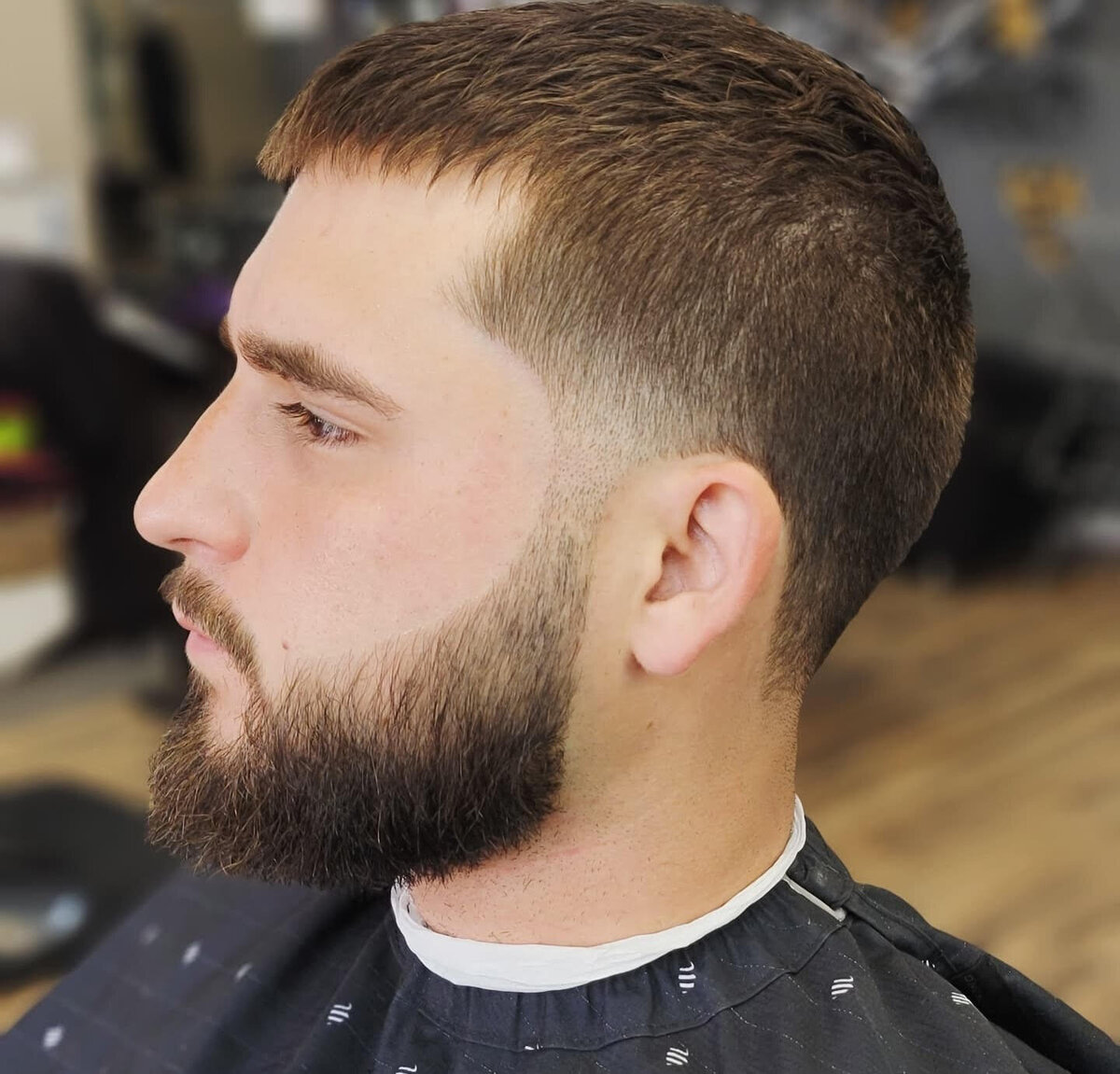 Men's Fade and Shave - Haircut at Whos Your Barber in Venice FL