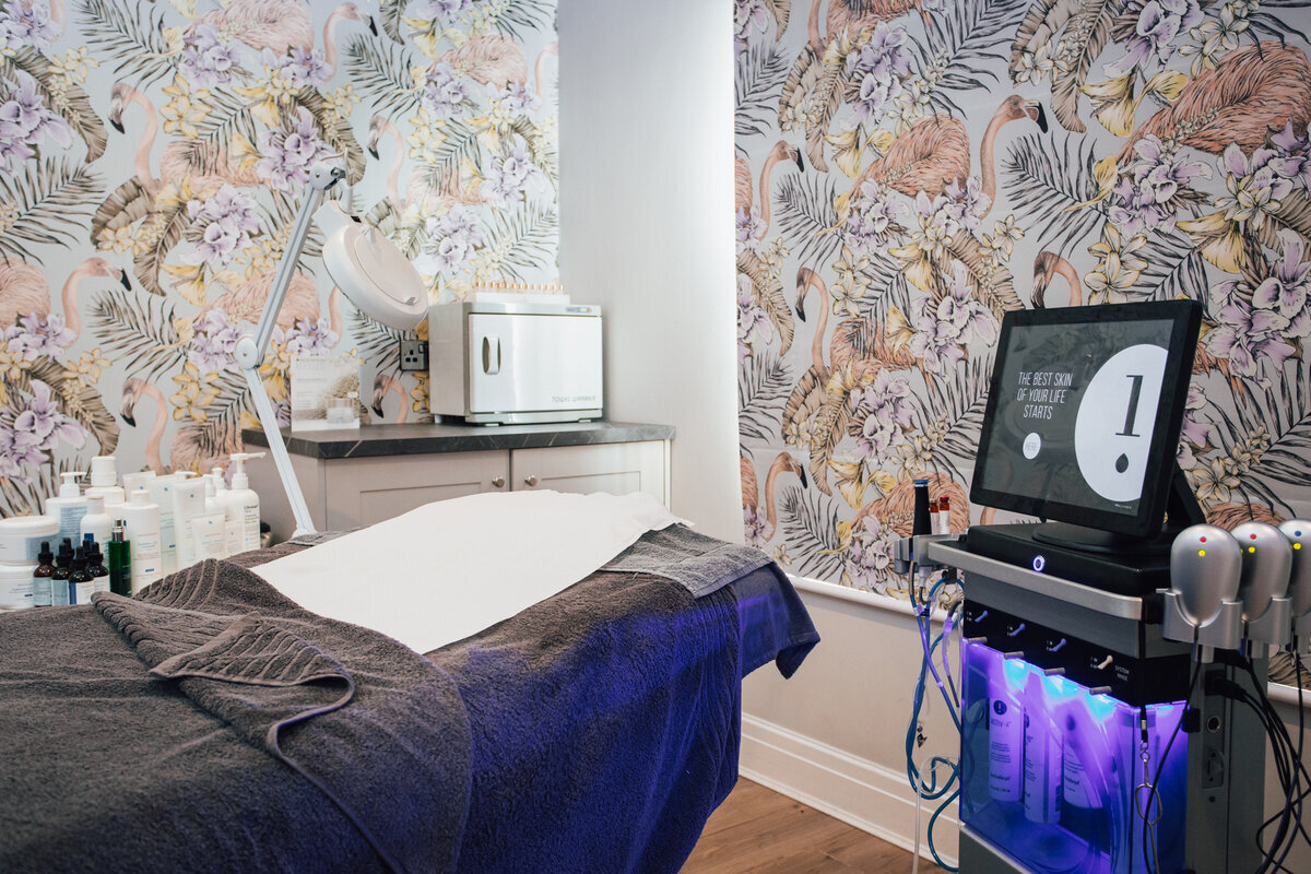 About - Facial treatment room at Missy's Beauty Nantwich