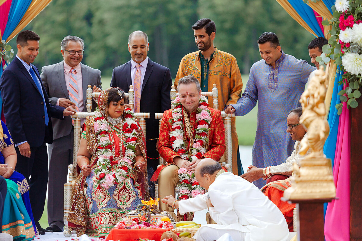 Hindu wedding photography Michigan