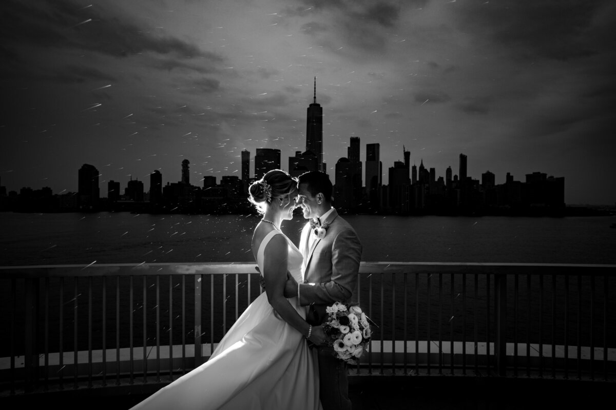 Oh Niki Occasions Wedding , Hyatt Regency Jersey City, NYC Skyline photographed by Bojan Hohnjec