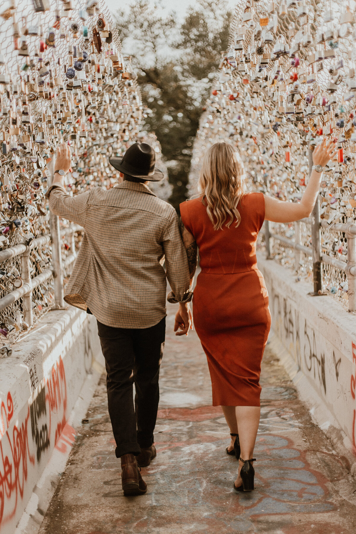 Romantic Engagement Shoot - Buffalo Bayou Park, Houston Texas-76