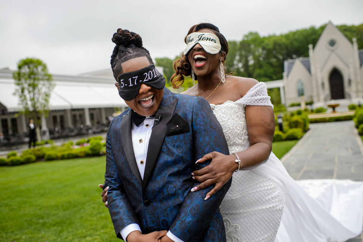 Viral NJ Wedding Bridesmaids in Tuxedos Same Sex 9