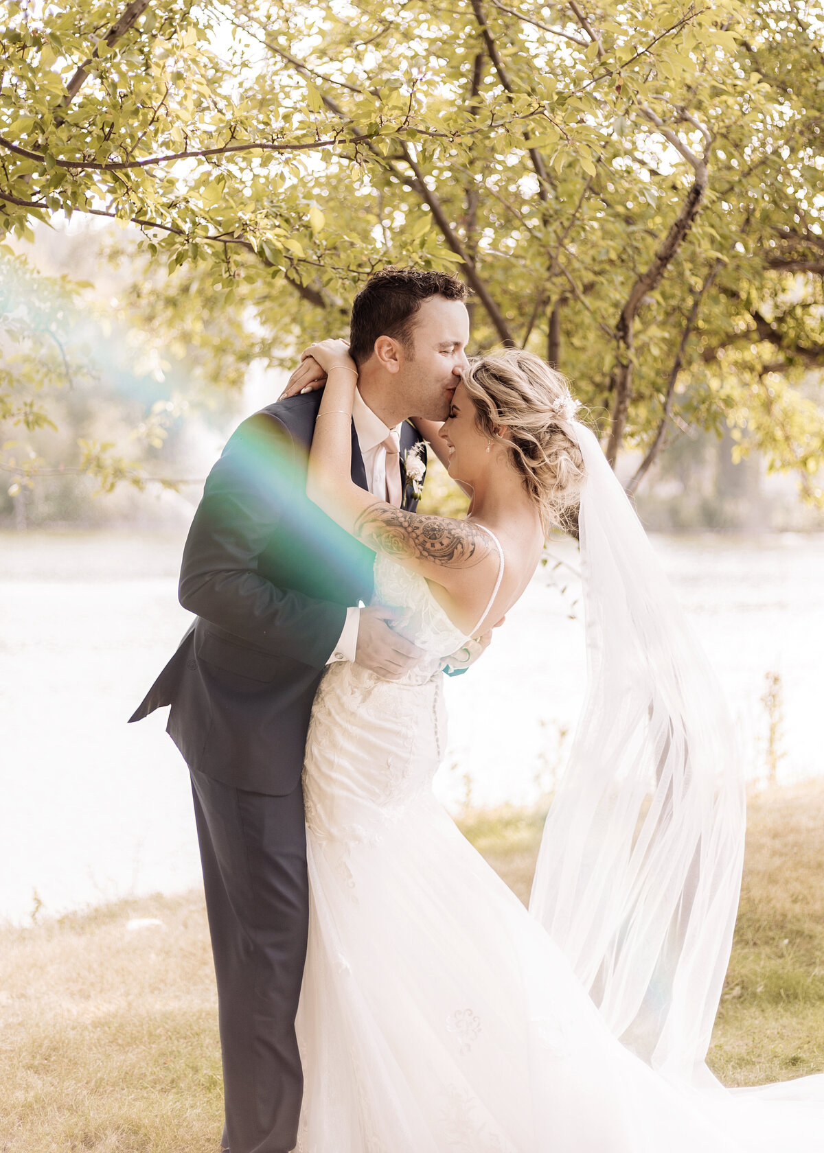 Bride-And-Groom-Portrait-With-Rainbow