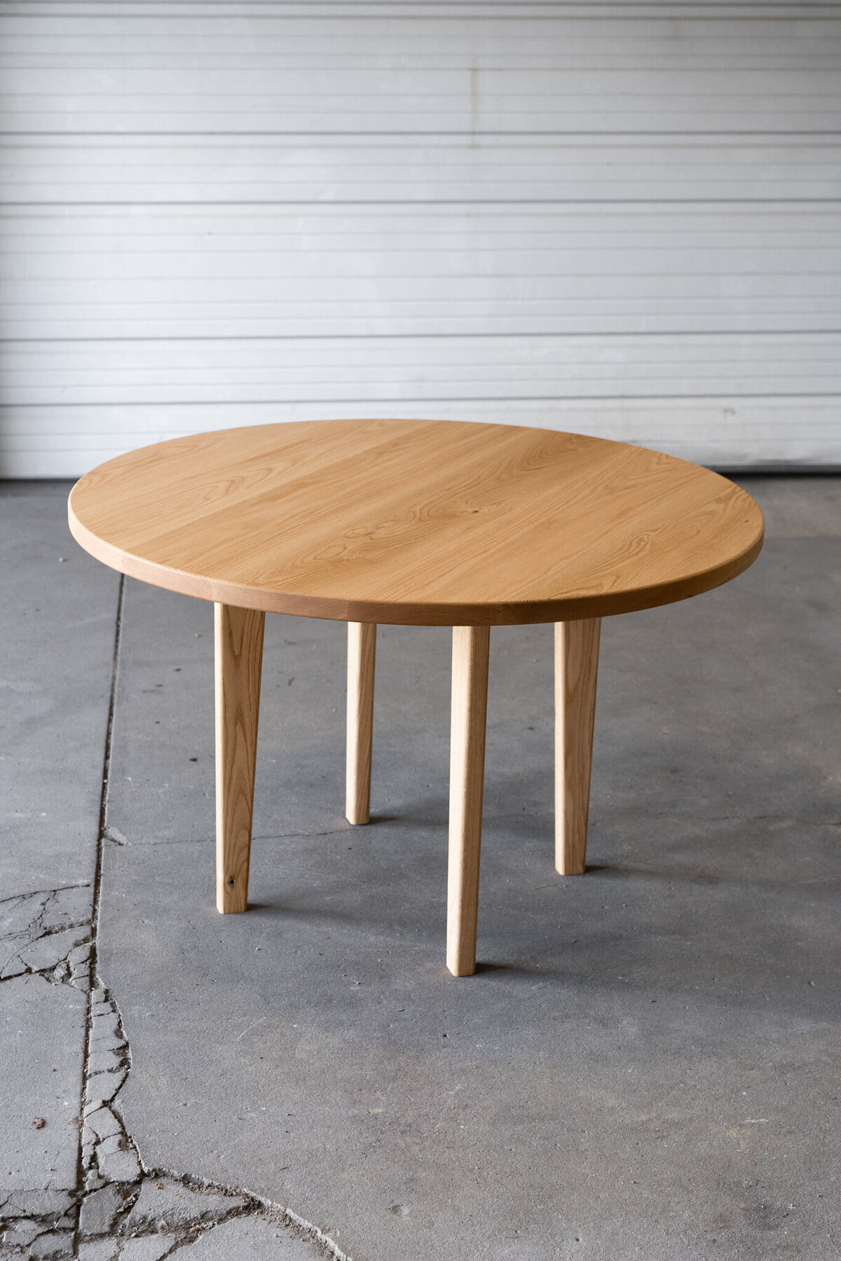 Custom, small, circle, ash Dining Table