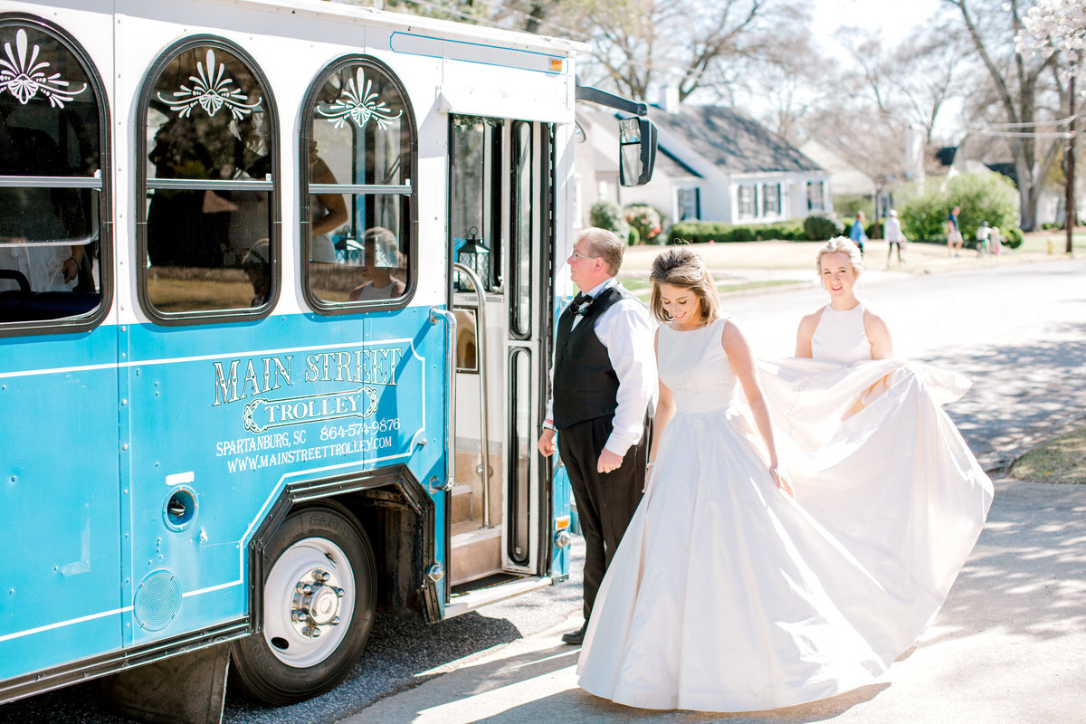 clink-events-greenville-wedding-planner-trolley