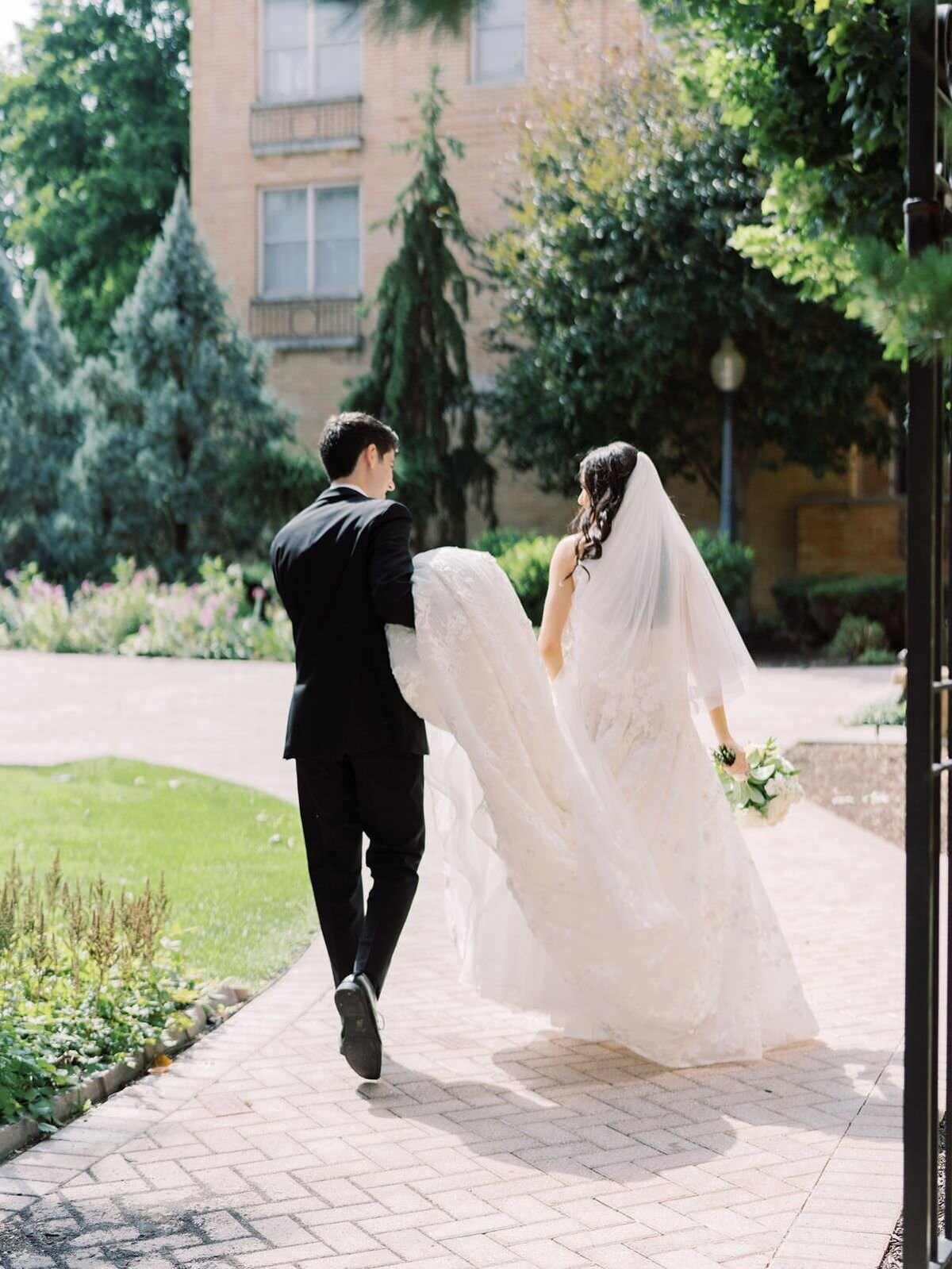 Bride-and-Groom-After-Wedding-in-Rockford-with-Sarah-Sunstrom-Photography-and-Clementine-Events-Chicago