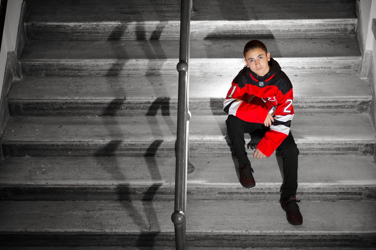 bar-mitzvah-preshoot-boy-sitting-stairs-asbury-park