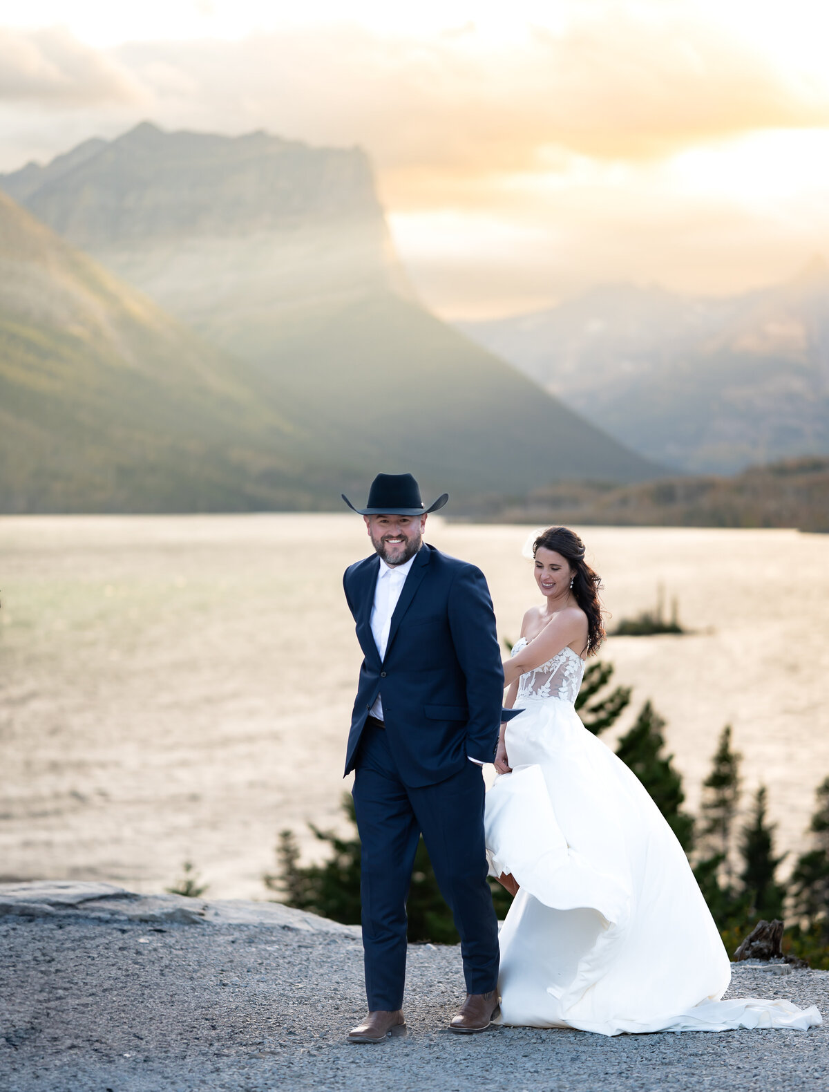 Glacier National Park Montana Elopement and Wedding Photographer