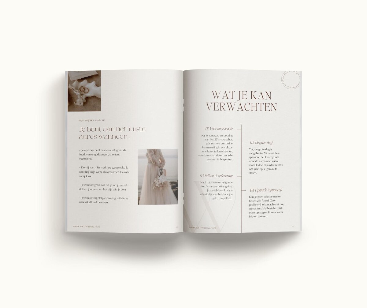 Canva brochure template Wild Willow 5