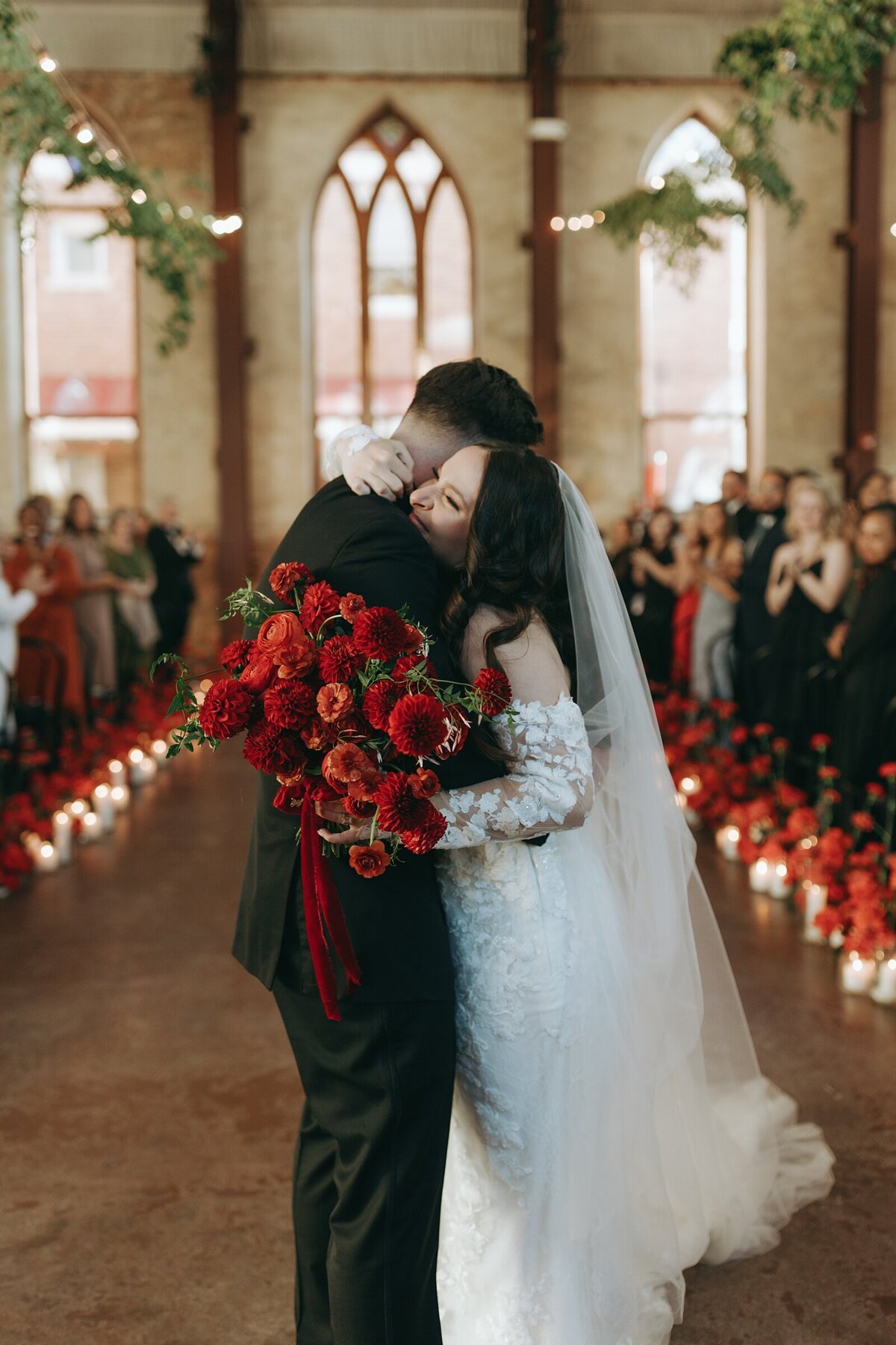 Jordan and Ian Romantic Red Rock and Roll Wedding Brooklyn Arts Center_0068