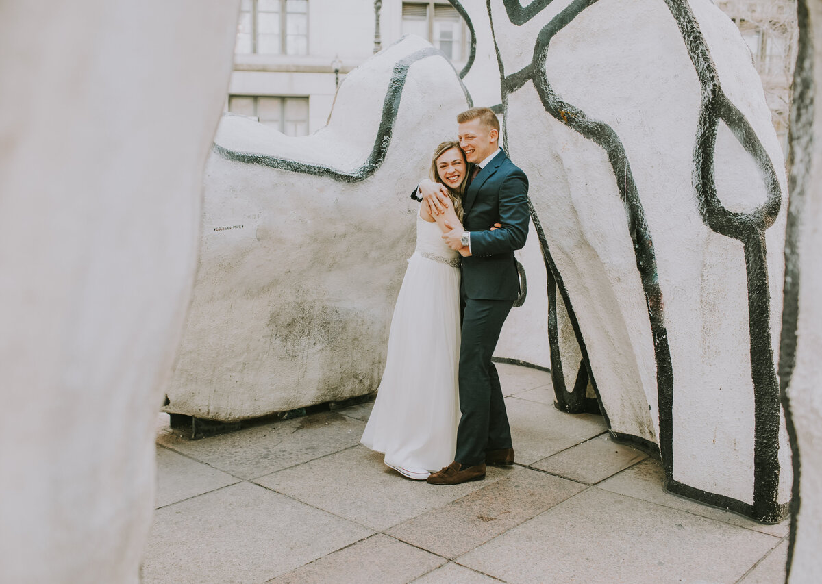 Emma & Vukasin Courthouse Wedding in Chicago March 2019 (40)