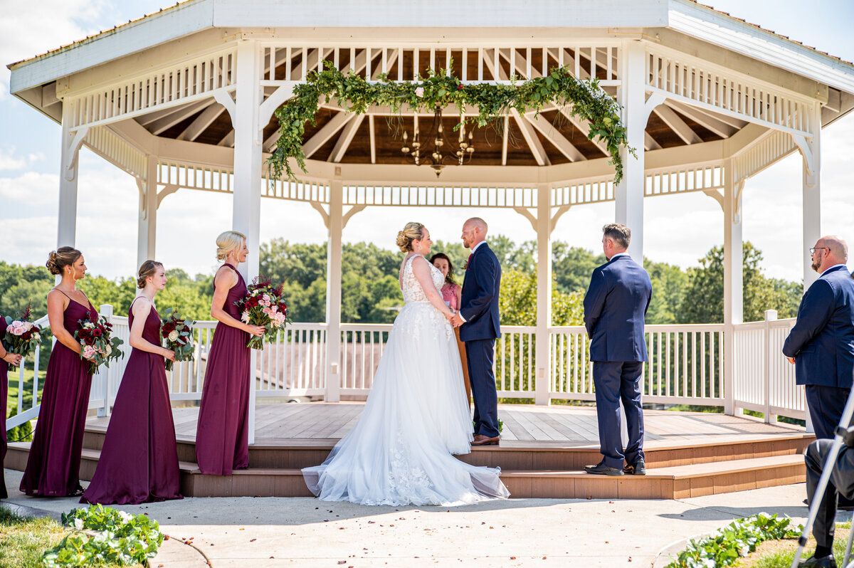 Summer wedding in East Sparta, Ohio