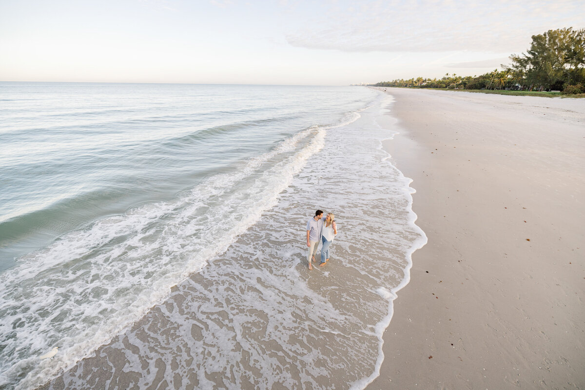 27 Naples-Beach-Florida-Destination-Engagement-Session-Beach-Sunrise-Engagement