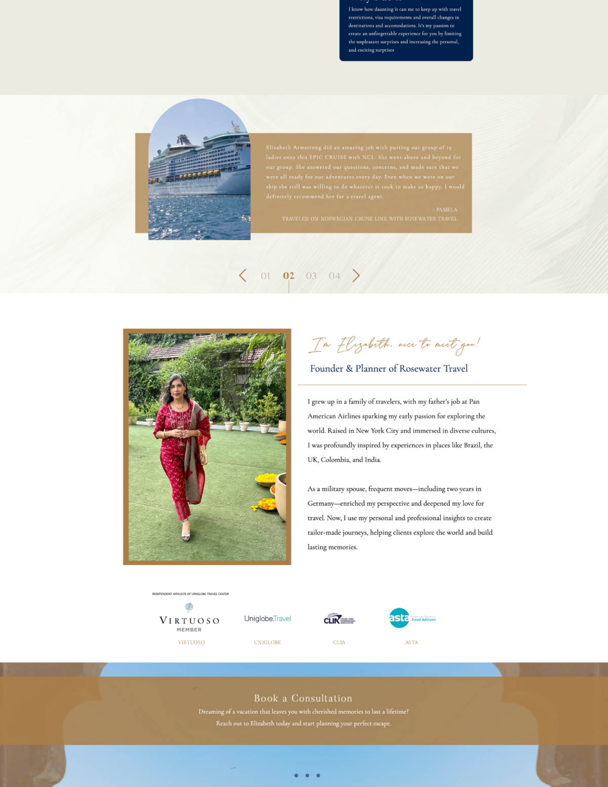 Rosewater Travel Website by Kemotion (3)