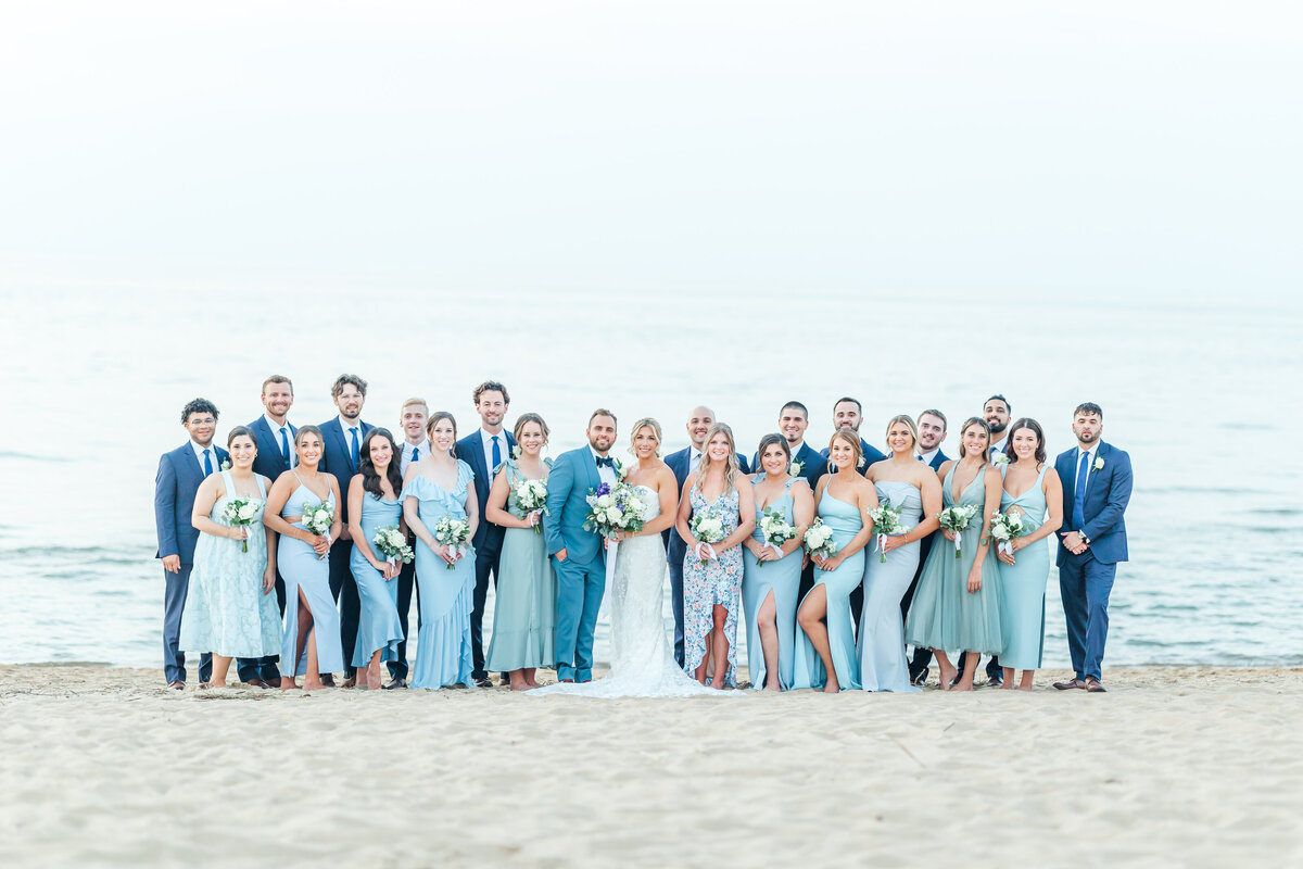 Delta Bayfront suites wedding virginia beach wedding Giovanna Bridal Party 5-1