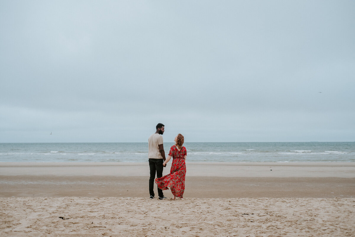 Couple session at the French coast