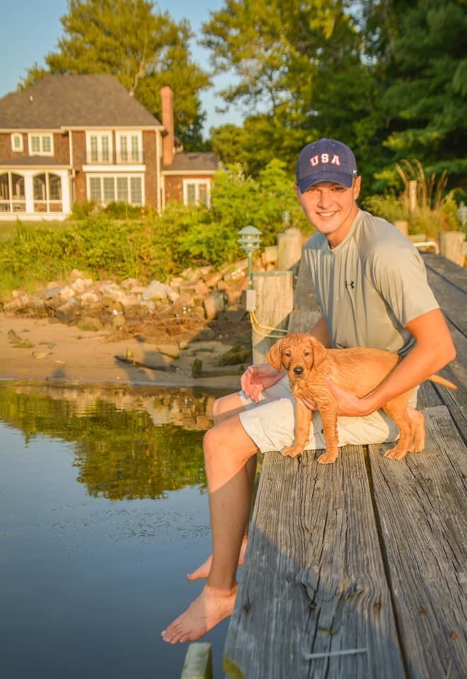 Brandon with puppy 8 2 2019