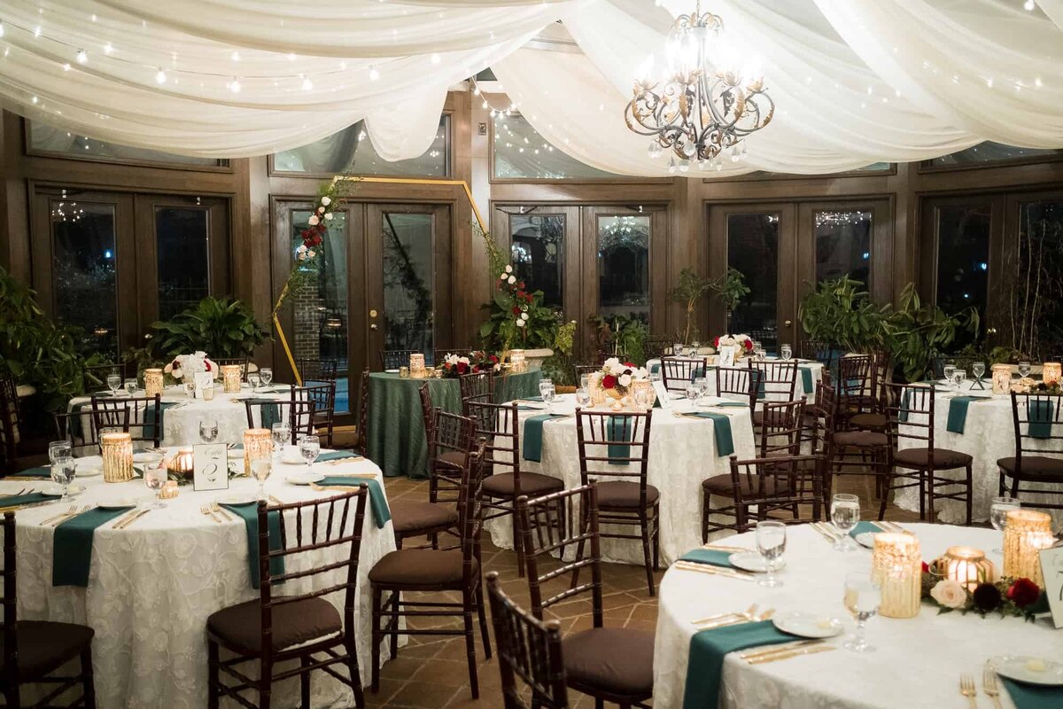 Gramercy Mansion Reception Setup Baltimore Wedding Venue