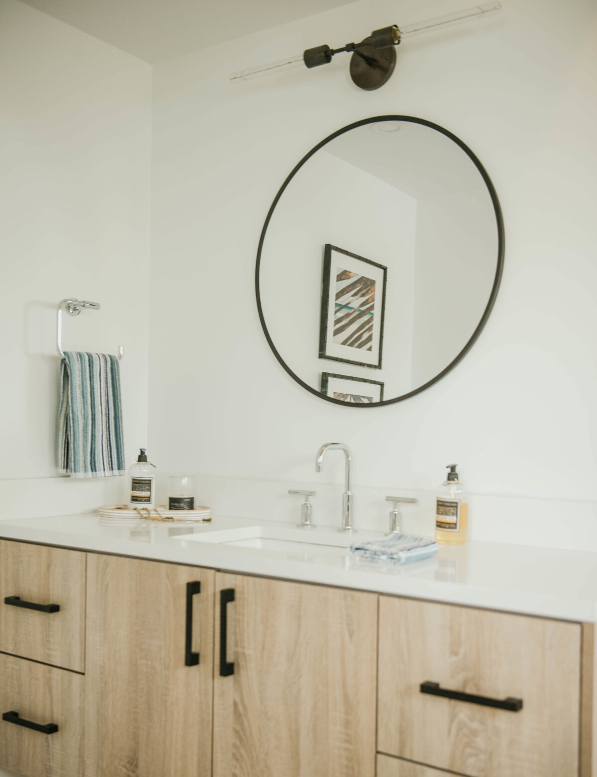 Bright Modern Coastal Master Bathroom Design by S. Fl based SOL Y MAR INTERIORS