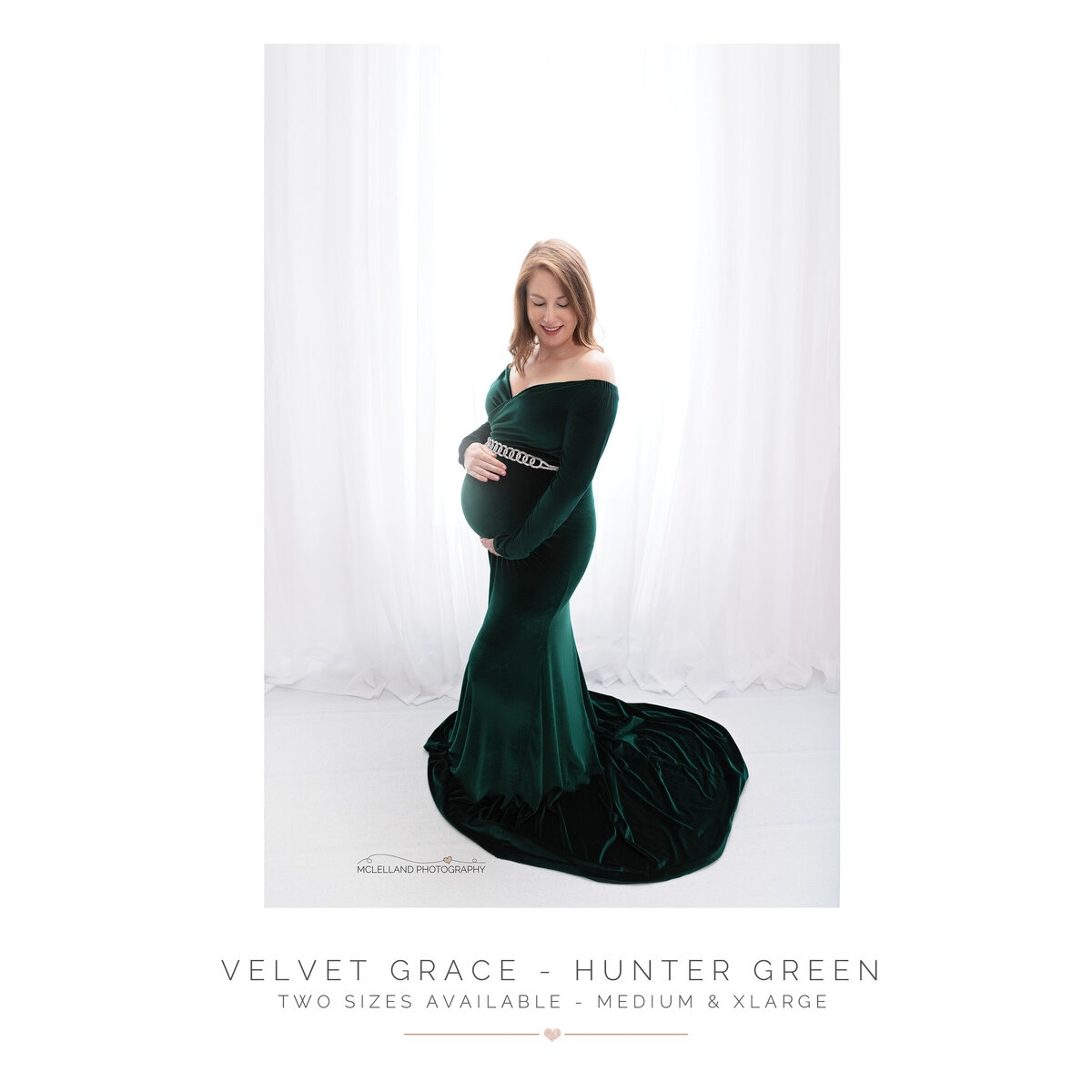 Velvet Grace - Hunter Green