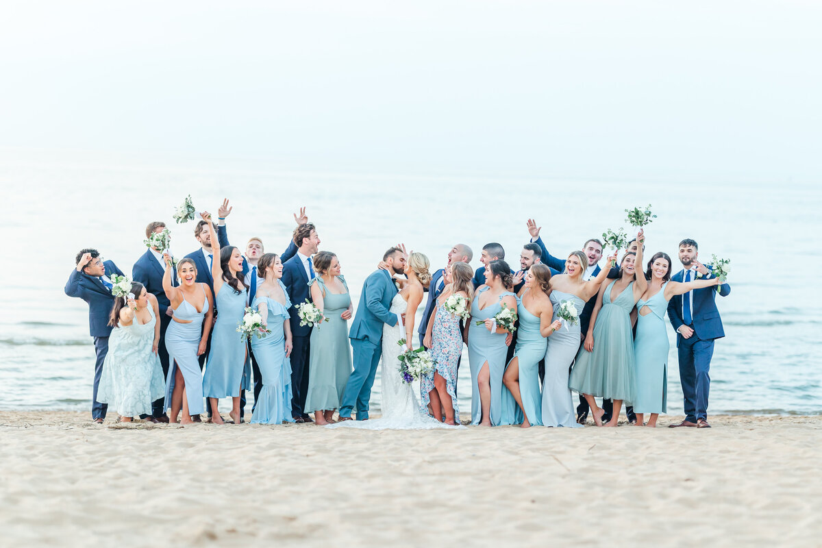 Delta Bayfront suites wedding virginia beach wedding Giovanna Bridal Party 5-8