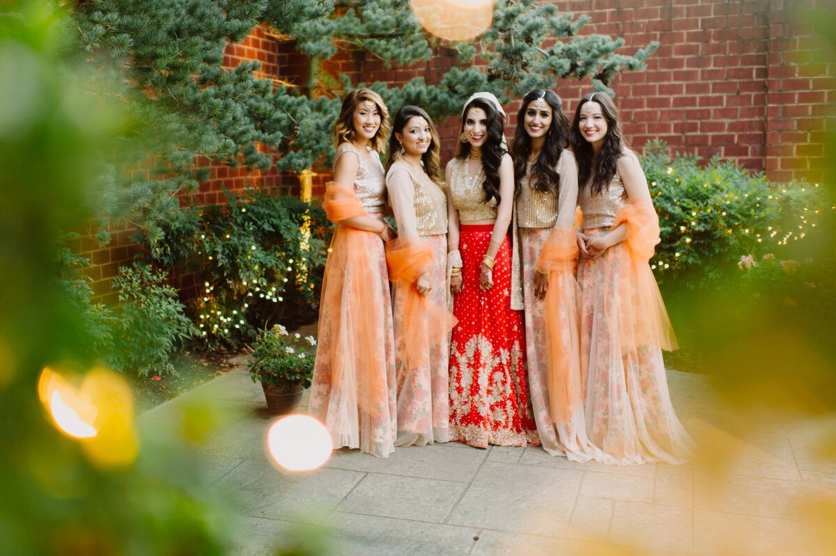 indian wedding bridal party baltimore l hewitt photography-3