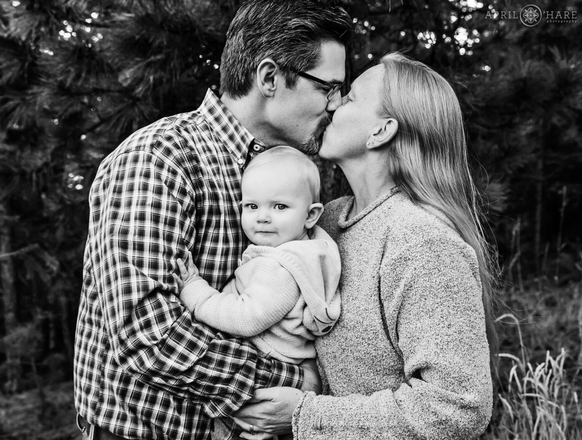 B&W Family Photography in Golden Colorado