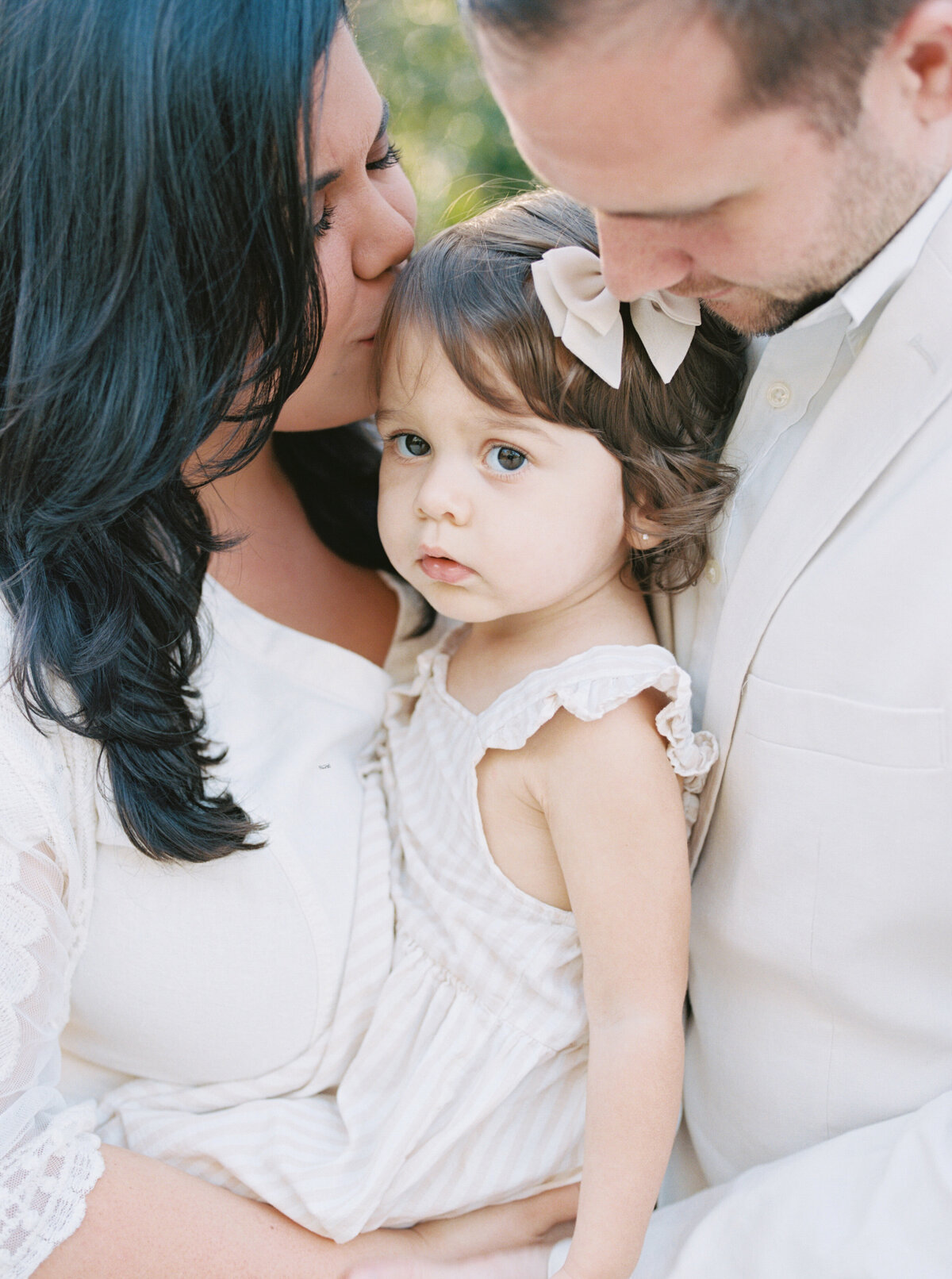 Natural Organic Field Earthy Neutral Family Session Jupiter Florida FIlm Photographer-12