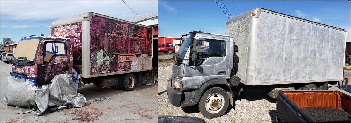 box truck before-after