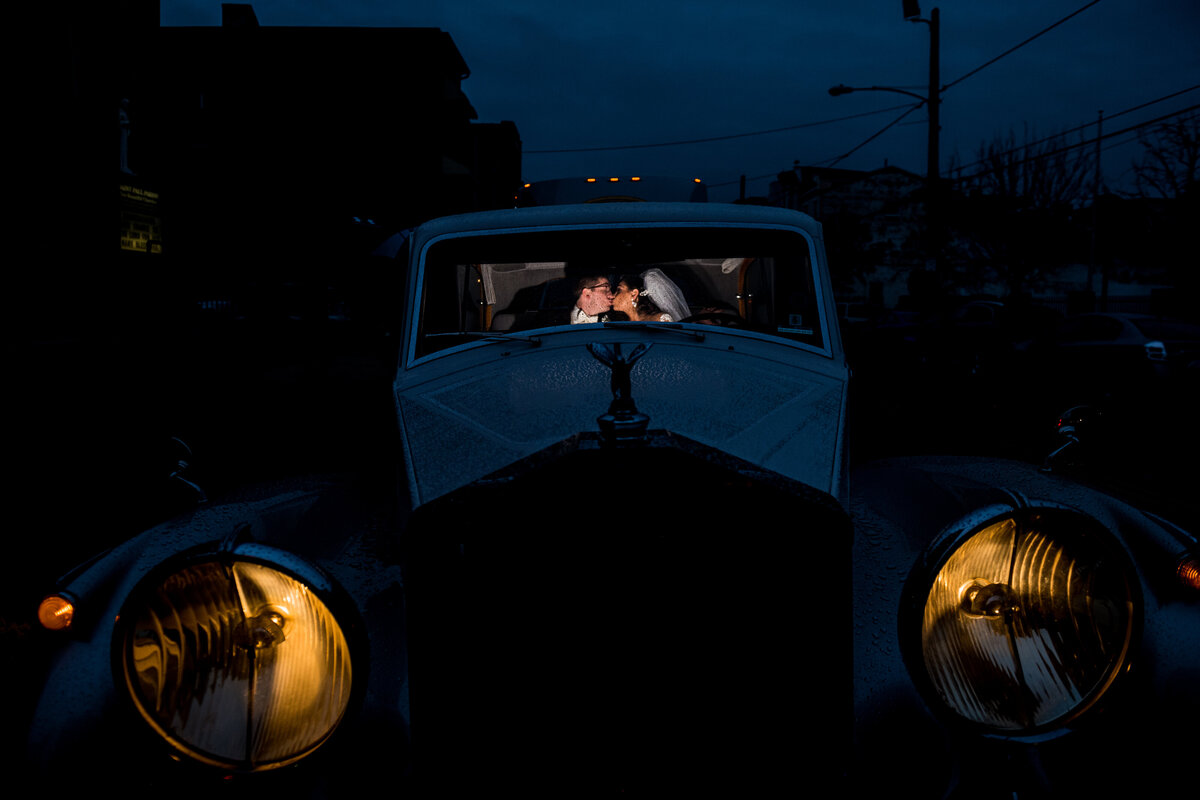 Crystal Tea Room Wedding Photography  car