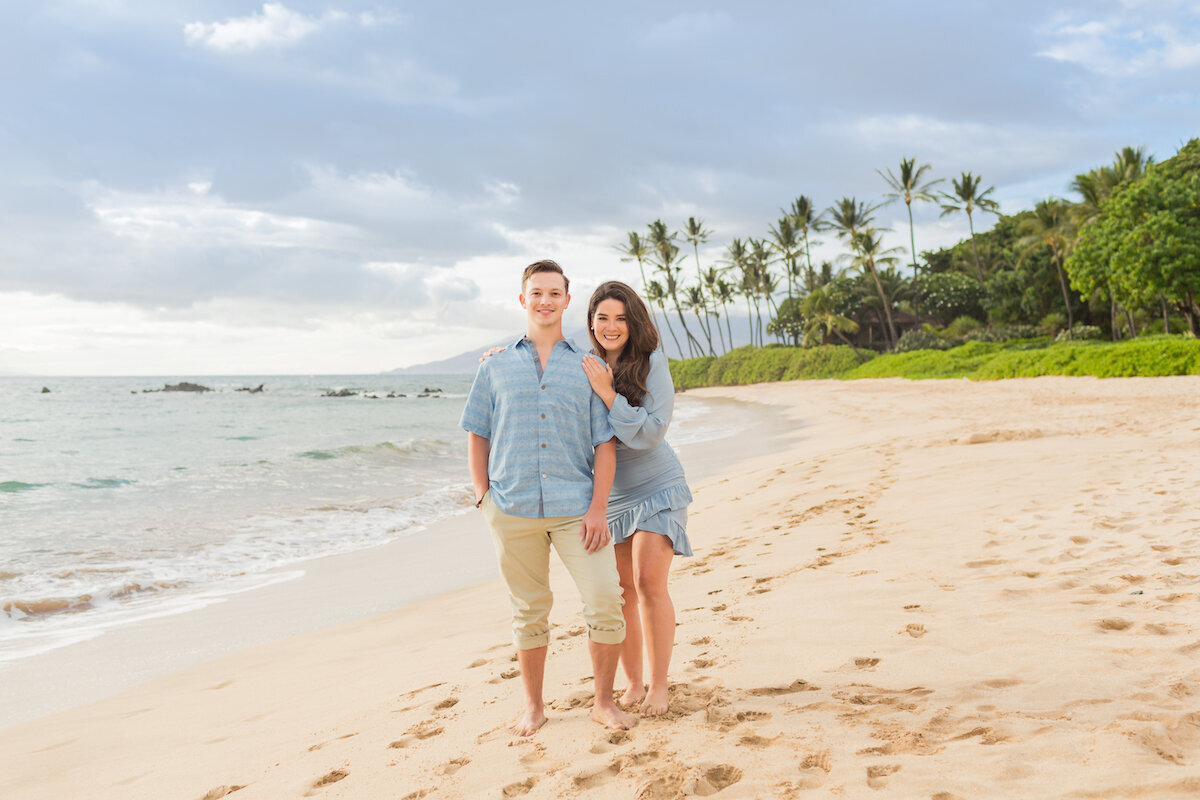 Maui proposal packages on a beach
