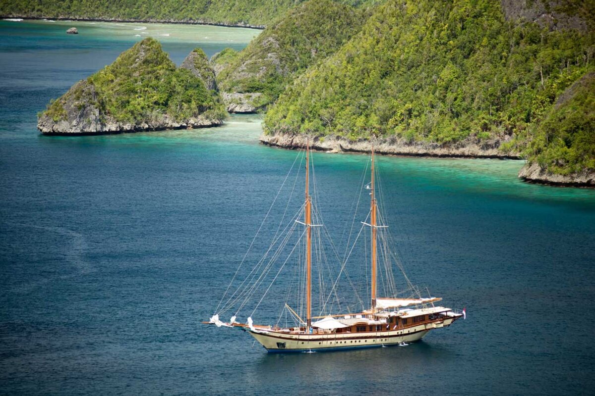 Embark on an unforgettable voyage aboard Lamima, the epitome of luxury yacht experiences in Indonesia.