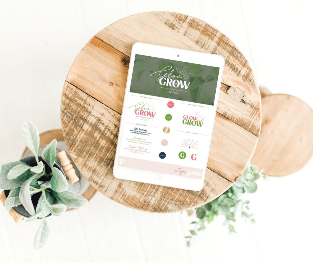 Brand Guidelines for Glow and Grow Coaching
