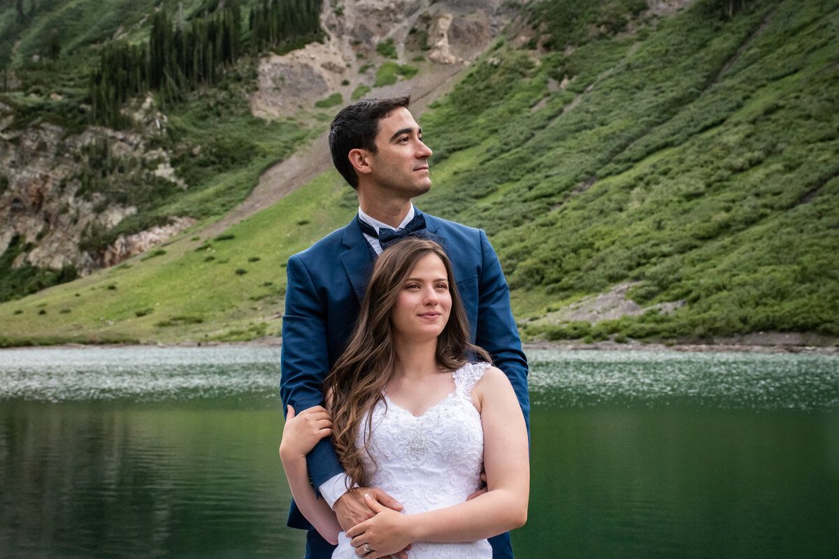 Crested Butte Emerald Lake elopement photographer