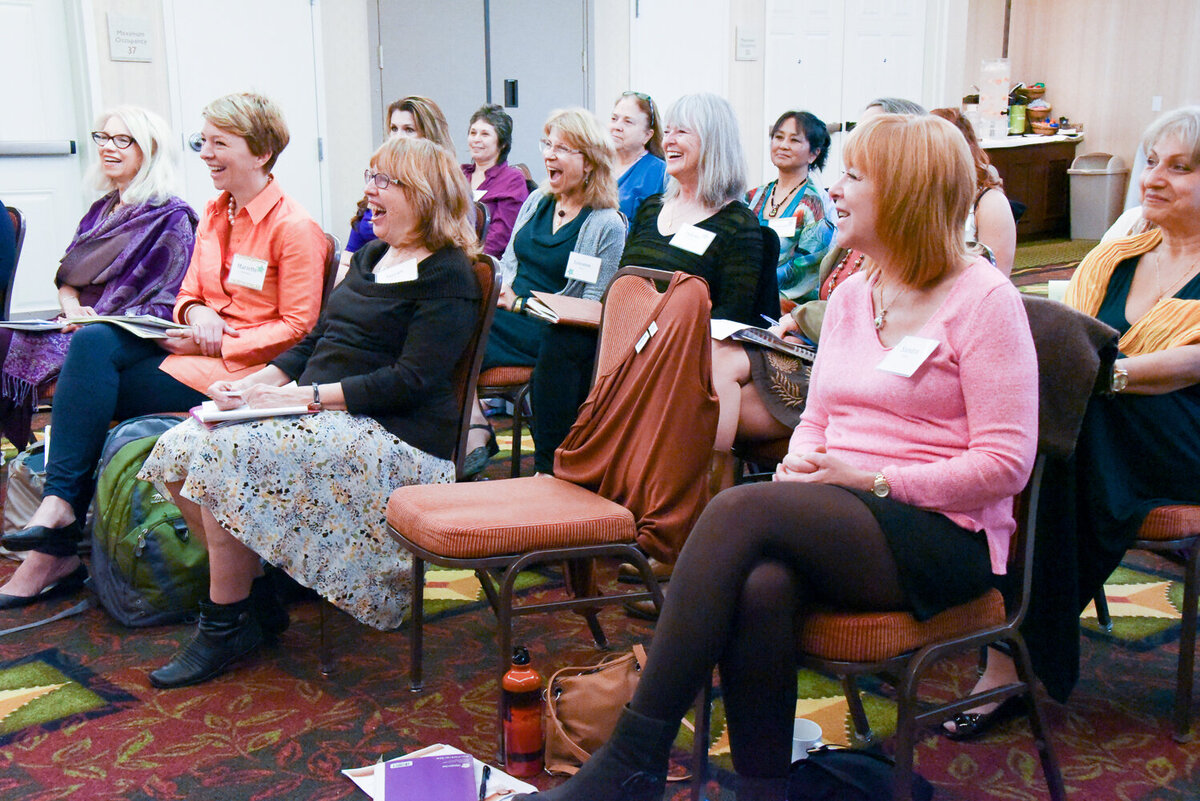 Engaged audience of women
