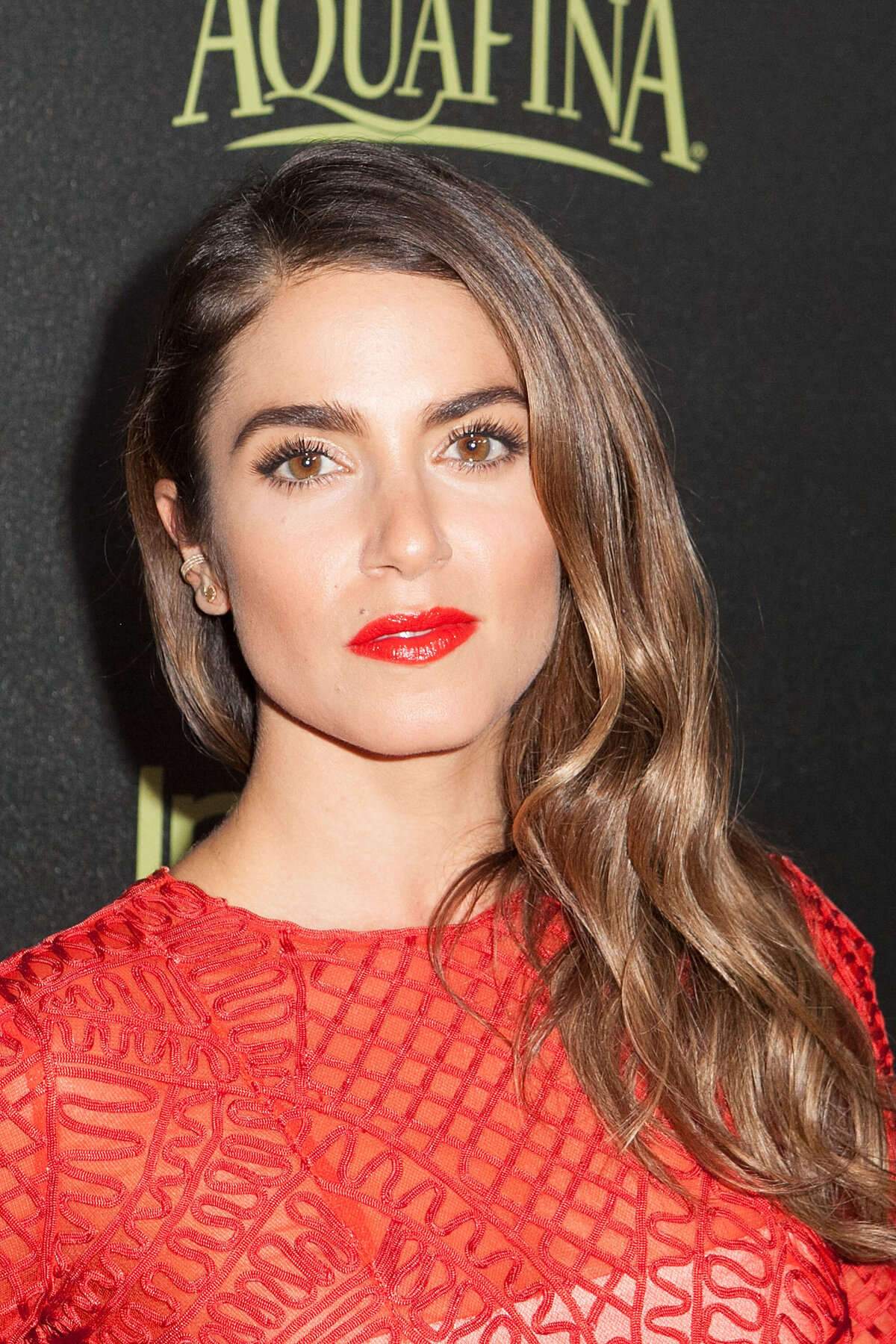 Nikki Reed in a red lip