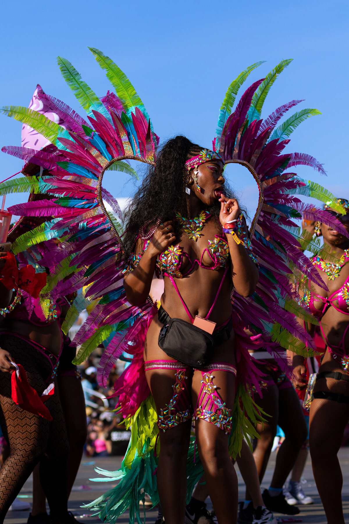 Photos of Masqueraders from Toronto Carnival 2023 - Sunlime Mas Band - Medium Band of The Year 2023-014