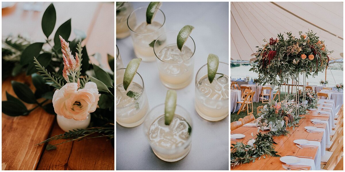 Wedding, cocktail, tent installation