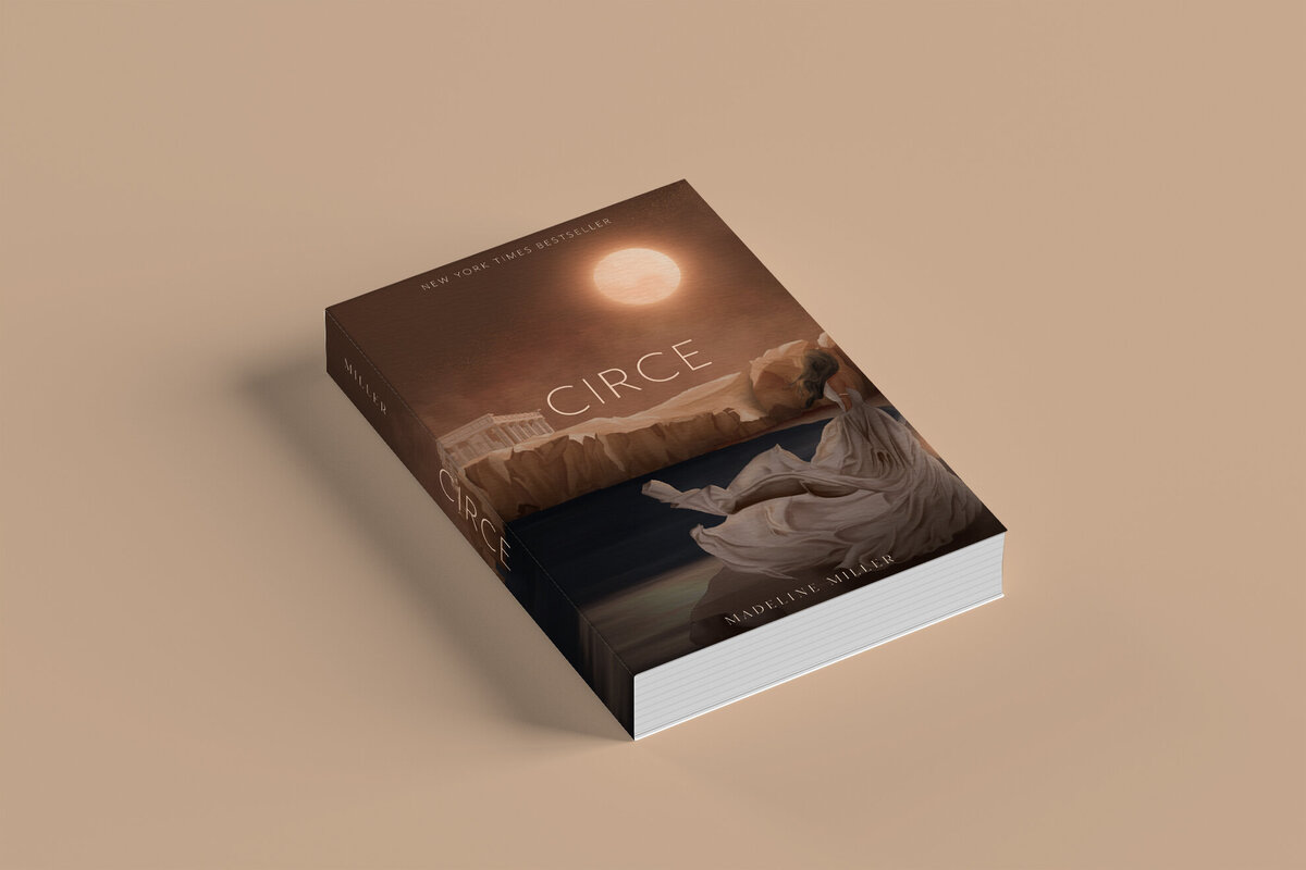Mockup of Circe Book cover design