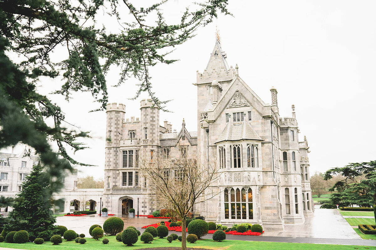 And exterior photographs in a fine art style of adare manor