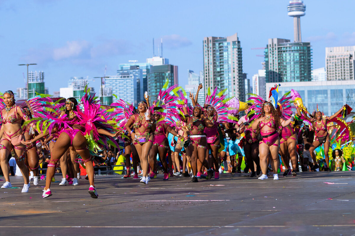 Photos of Masqueraders from Toronto Carnival 2023 - Sunlime Mas Band - Medium Band of The Year 2023-044