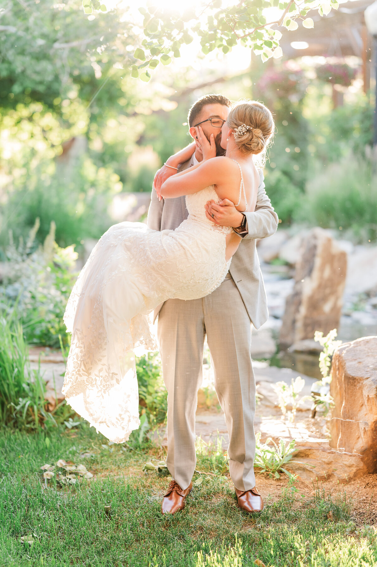 Kaitlyn + Joshua Wedding - Bride + Groom Sunset-31